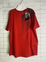Under Armour Red Short Sleeve Tee T-Shirt Top Youth Kids Boys Girls Size M - £11.65 GBP