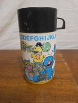 Sesame Street Thermos 1979 Aladdin Kids Lunchbox Accessory Vintage - $223.24 MXN