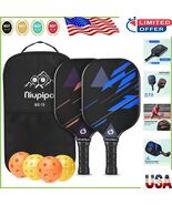 Lightweight Pickleball Paddle Set - 2 Rackets with Carry Bag &amp; 4 Balls I... - $1,107.60 MXN