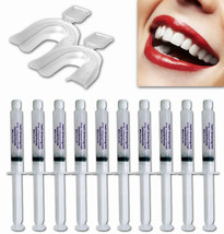 10 Syringes of Professional 44% Teeth Whitening Gel and Trays by Always ... - $14.99