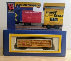 Life Like 7759 Union Pacific 40&#39; Stock/Cattle Car UP 476306 N Scale - £8.52 GBP