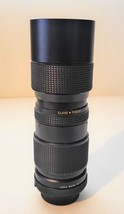 Vivitar 85-205mm f3.8 Close focusing Zoom lens minolta MD Mount caps M/SR - £13.20 GBP