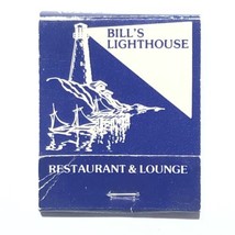 Bill’s Lighthouse Restaurant Tarpon Springs Florida Match Book Cover Mat... - £3.89 GBP