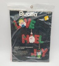 Bucilla Holiday Ornament Kit Christmas Wishes Kit # 48615  USA NEW SEALED - $24.14