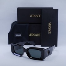 VERSACE VE4474U GB1/87 Black/Dark Grey 52-20-140 Sunglasses New Authentic - £232.72 GBP