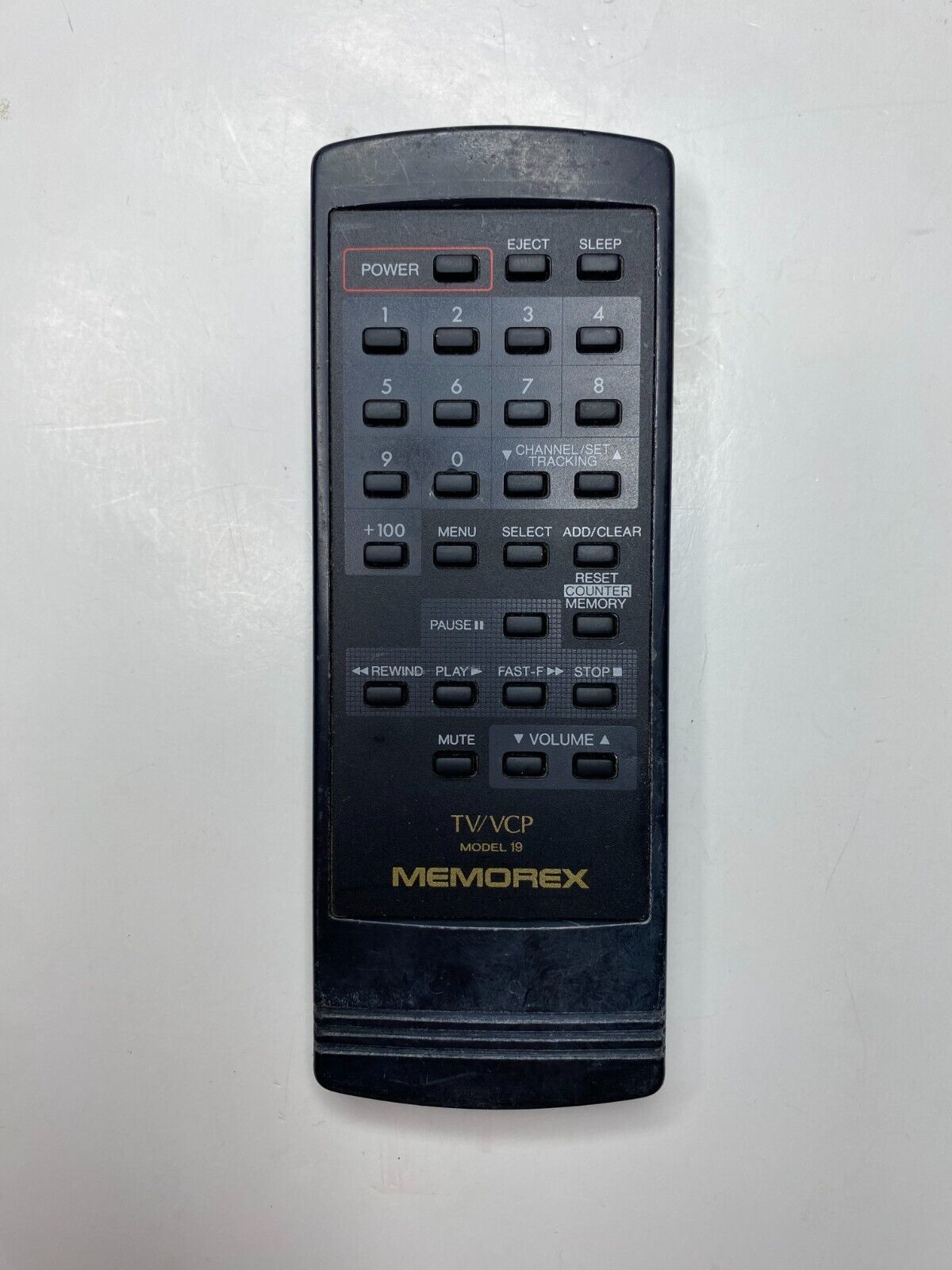 Technics EUR-50368 Vintage TV Remote Control, Black - OEM Original EUR50368  			