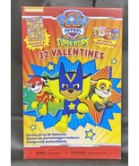Nickelodeon Paw Patrol Super Pups 32 Valentines Cards And 35 Stickers 2016 - $11.29