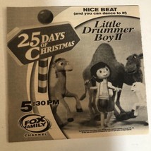 Little Drummer Boy II Tv Guide Vintage Print Ad Christmas Tpa12 - $5.93