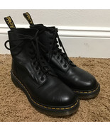 Doc Martens Women&#39;s Air Wair Black Pascal 8 Eye Lace Up Boots 1460 US 9 ... - $146.99