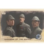 Star Wars Rogue One Trading Card Star Wars #16 Officers Of The Empire - $1.97