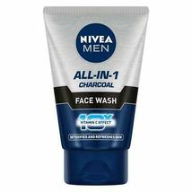 NIVEA Men Face Wash, All in 1 Charcoal, Detoxify &amp; Refresh Skin, 50g (Pa... - $7.51