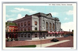 Union Station Denver Colorado CO UNP Linen Postcard S9 - $3.33