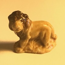Wade Whimsy Figurine Vintage England Miniature Animal Lion King Jungle Brown Tan - £10.08 GBP