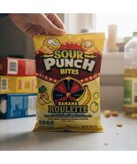 Banana Roulette Chewy Candy, Sweet &amp; Sour Assorted Fruit Flavors, 5 oz Bag - $157.34 MXN