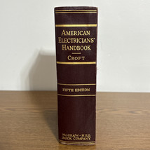 American Electricians&#39; Handbook By Terrell Croft Fifth Edition 1942 - $17.64