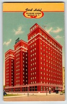 Ford Hotel Building Buffalo New York Postcard Linen Delaware Avenue Vintage MWM - £7.69 GBP