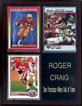 Frames, Plaques and More Roger Craig San Francisco 49ers 3-Card 7x9 Plaque - £17.93 GBP