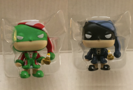 NEW Holiday DC Green Pajamas Batman Funko Pocket Pop Figure &amp; Blue Pajamas - $13.46