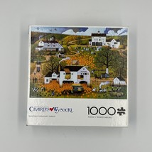 Charles Wysocki Dancing Pheasant Farms 1000 pc Jigsaw Puzzle - £19.01 GBP
