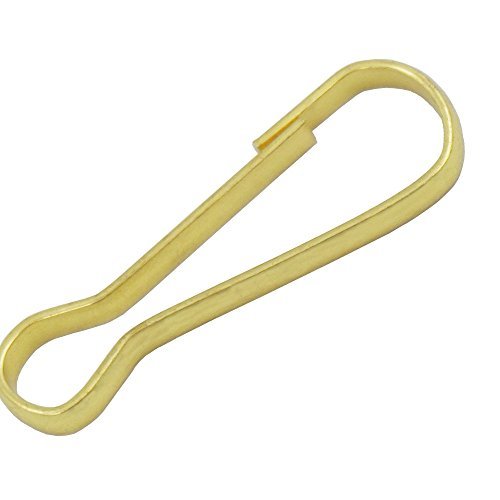 Bluemoona 200 Pcs - Metal Spring Hooks 1" 25mm Purse Pulis Snap Clip For Lanyard