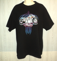 Dave Perewitz T-Shirt Men's Size XL Black Motorcycle Allstate Short Sleeves - £10.77 GBP