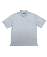 Oxford Twin Eagles Golf Super Dry 2XL Coolmax Polo Shirt Blue Spandex Si... - $19.80