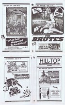 VINTAGE 1973 Hill Top Drive In Theatre Program Train Robbers Wild Riders... - £39.46 GBP