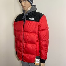 The North Face Men&#39;s Nordic Jacket 700 Down Bomber Puffer Coat TNF Red S M L XL - £135.89 GBP