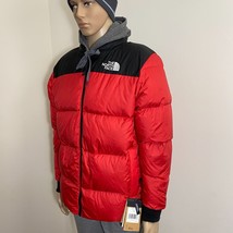 The North Face Men&#39;s Nordic Jacket 700 Down Bomber Puffer Coat TNF Red S M L XL - £134.71 GBP