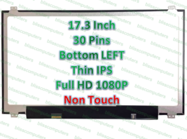 Hp 17-BS061ST 17-BS062ST Led Lcd Replacement Screen 17.3&quot; Fhd Ag Display - $112.20