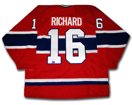 Henri Richard Autographed Red Montreal Canadiens Jersey - £223.64 GBP
