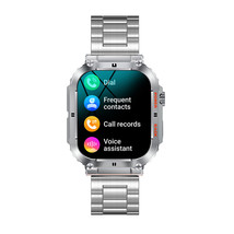 K57pro Talk Smart Watch Music Weather 1.96 Inch Heart Rate Blood Pressure Blood  - £42.36 GBP