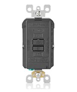 Leviton GFRBF-XE GFCI Outlet SmartlockPro Slim Blank 20A SPST Deadfront,... - $65.76