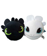 Toothless &amp; Light Fury Plush Hand Pocket 6" Toy How to Train Your Dragon 3 - $23.95