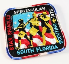 Vtg 1975 Star Spangled Spectacular South Florida BSA Boy Scouts America Patch - £9.42 GBP
