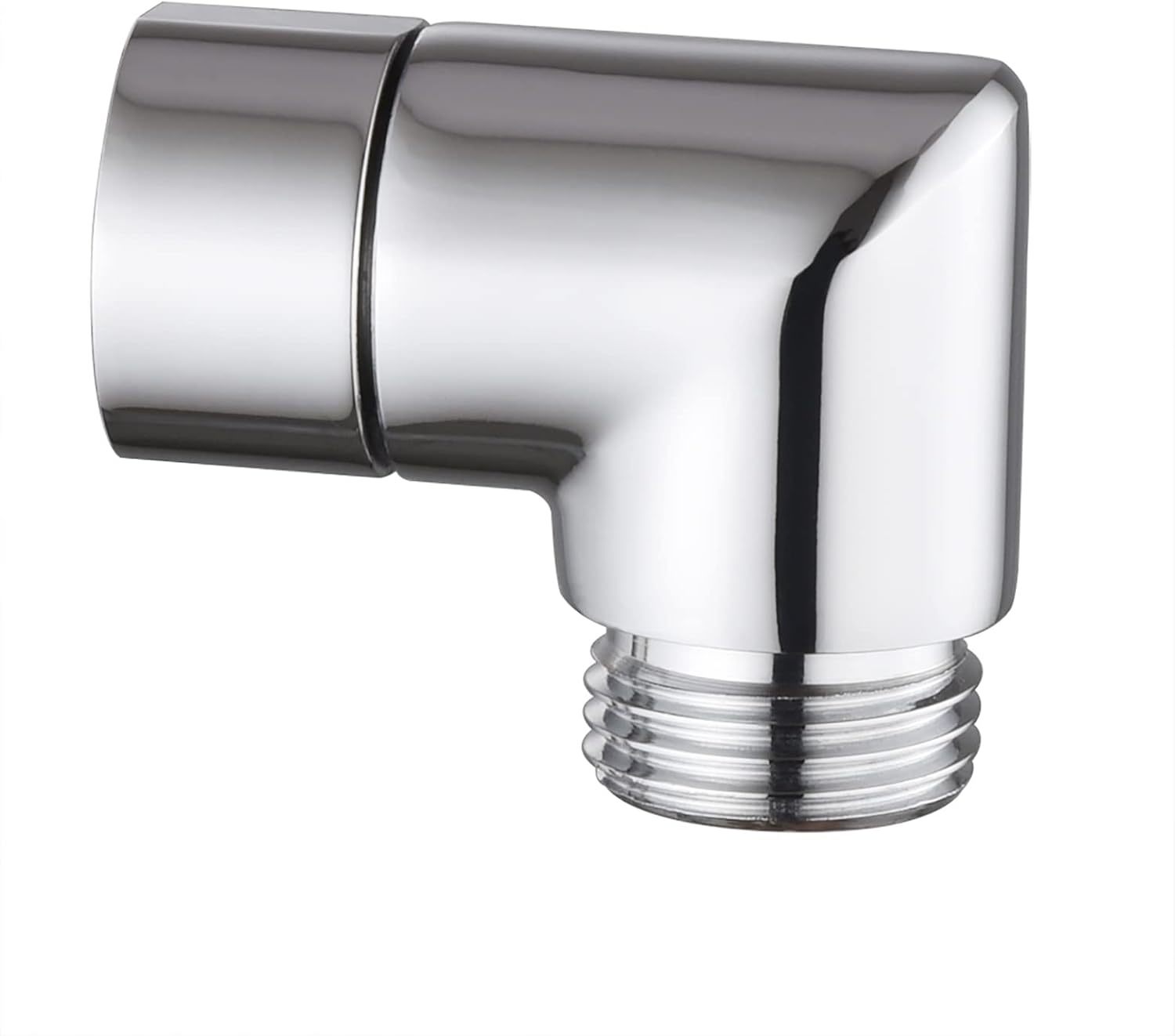90 Degree Chrome Shower Head Elbow Adapter And Shower Arm, Mounted Showers. - $26.95