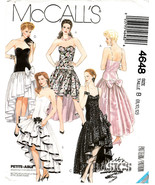 McCall&#39;s Dress Pattern #4648 Tiered Scalloped Drop Waist Misses&#39;/Petite ... - £7.79 GBP