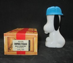 Avon Surprise Package &quot;Snoopy&quot; Wild Country After Shave - 5 fl. oz. (full bottle - £6.40 GBP