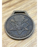 Vintage South Carolina Archery Association Pocket Watch Fob KG JD - $39.59