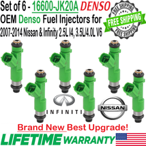 OEM New x6 Denso Best Upgrade Fuel Injectors For 2008-2012 Infinity EX35 3.5L V6 - £174.09 GBP