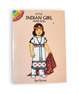Little Indian Girl Paper Doll Book by Tom Tierney - Dover 1992 Vintage A... - €3,90 EUR