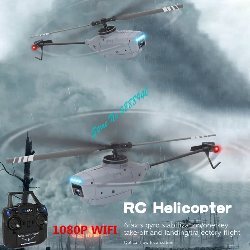 Aileronless Reconnaissance WIFI FPV RC Helicopter 2.4G 4CH 150M 1080P Op... - £119.01 GBP+