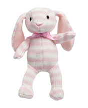 FAO Schwarz Stuffed Bunny Animal Baby Toys 4 Inch Stripe Floppy Bunny,Pink - £15.81 GBP