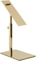 Modern Gold Polished Shoe Riser Metal Shoe Display Stand Rack Stand Adju... - £29.17 GBP