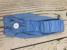 Headband with Buttons Ear Protection Holding Blue One Size - $18.99