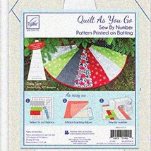 FestiveStitch Tree Skirt Kit: Large White Batting for Easy Quilting - £53.33 GBP