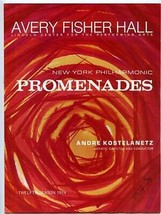 New York Philharmonic Promenades Program Andre Kostelanetz 1974 Lincoln Center - £14.09 GBP