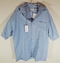 NWT Michael Brandon Blue Button Up Shirt Size Large (Chd1) - £11.03 GBP