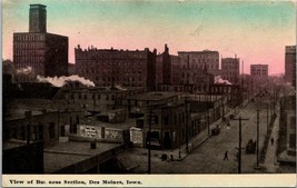 Des Moines Iowa(IA) View of Business Section DB UNP 1907-1915 Antique Postcard - £5.90 GBP