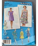 Simplicity Project Runway Dress Sewing Pattern 0454 Size 12 14 16 18 20 ... - $11.48